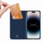 Apple iPhone 15 Coque Dux Ducis Leather Bleu