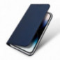 Apple iPhone 15 Coque Dux Ducis Leather Bleu