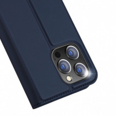 Apple iPhone 15 Coque Dux Ducis Leather Bleu