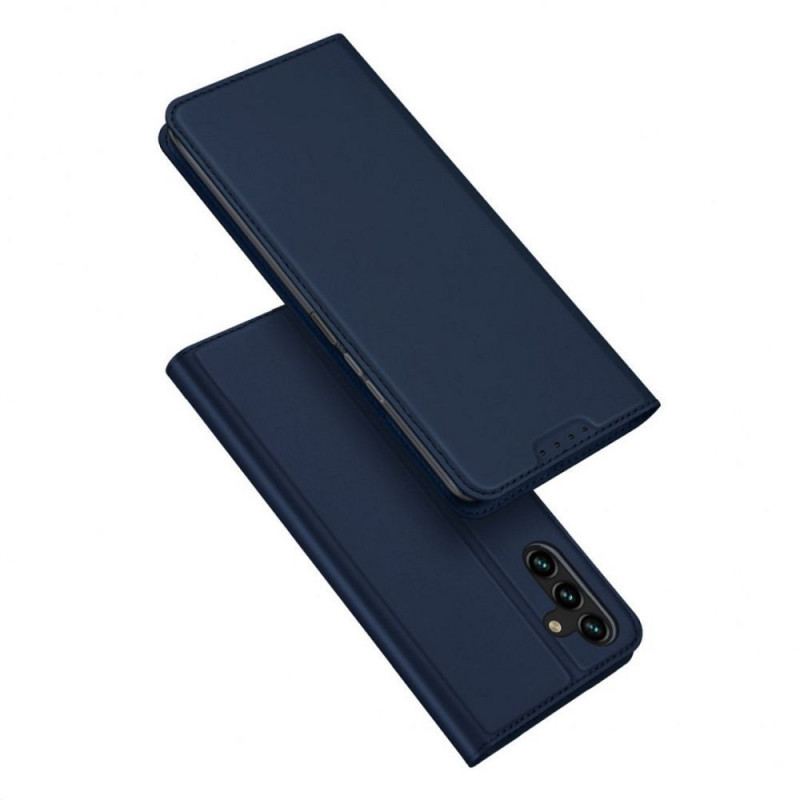 Samsung Galaxy A14 5G Coque Dux Ducis Leather Bleu