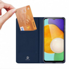 Samsung Galaxy A14 5G Coque Dux Ducis Leather Bleu