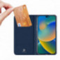 Apple iPhone 14 Pro Coque Dux Ducis Leather Bleu