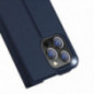 Apple iPhone 14 Pro Coque Dux Ducis Leather Bleu