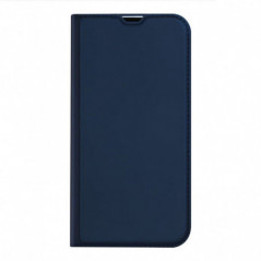 Apple iPhone 14 Pro Coque Dux Ducis Leather Bleu