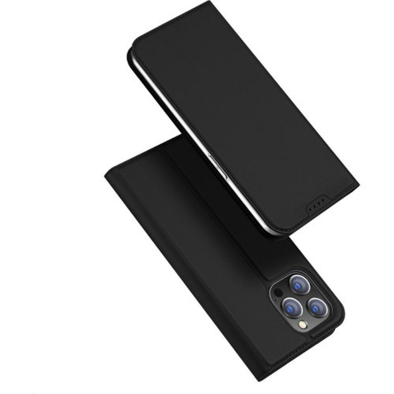 Apple iPhone 15 Pro Coque Dux Ducis Leather Noir