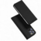 Apple iPhone 15 Pro Coque Dux Ducis Leather Noir