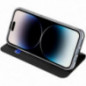 Apple iPhone 15 Pro Coque Dux Ducis Leather Noir