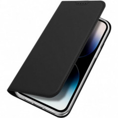 Apple iPhone 15 Pro Coque Dux Ducis Leather Noir
