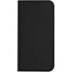 Apple iPhone 15 Pro Coque Dux Ducis Leather Noir