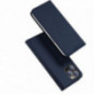 Apple iPhone 15 Pro Coque Dux Ducis Leather Bleu
