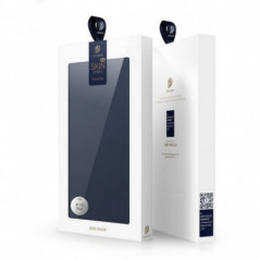 Apple iPhone 15 Pro Coque Dux Ducis Leather Bleu