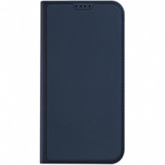 Apple iPhone 15 Pro Coque Dux Ducis Leather Bleu
