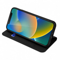 Apple iPhone 13 Coque Dux Ducis Leather Noir