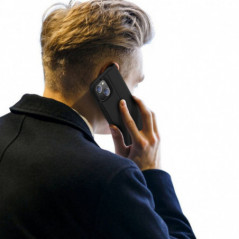 Apple iPhone 13 Coque Dux Ducis Leather Noir