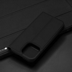 Apple iPhone 13 Pro Max Coque Dux Ducis Leather Noir