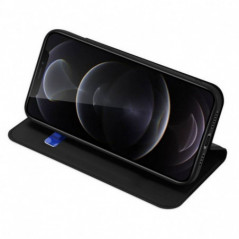 Apple iPhone 13 Pro Max Coque Dux Ducis Leather Noir