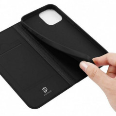 Apple iPhone 13 Pro Max Coque Dux Ducis Leather Noir