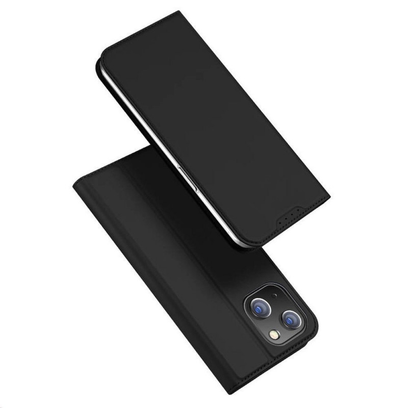 Apple iPhone 15 Coque Dux Ducis Leather Noir