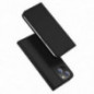 Apple iPhone 15 Coque Dux Ducis Leather Noir