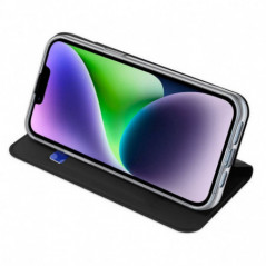 Apple iPhone 15 Coque Dux Ducis Leather Noir