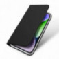 Apple iPhone 15 Coque Dux Ducis Leather Noir