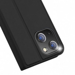 Apple iPhone 15 Coque Dux Ducis Leather Noir