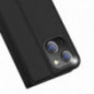 Apple iPhone 15 Coque Dux Ducis Leather Noir