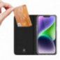 Apple iPhone 15 Coque Dux Ducis Leather Noir
