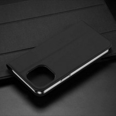 Apple iPhone 15 Coque Dux Ducis Leather Noir