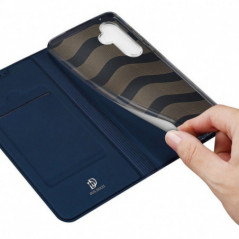 Samsung Galaxy A35 Coque Dux Ducis Leather Bleu