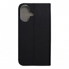 Apple iPhone 16 Portefeuilles Sensitive Book Noir