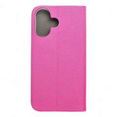 Apple iPhone 16 Portefeuilles Sensitive Book Rose clair