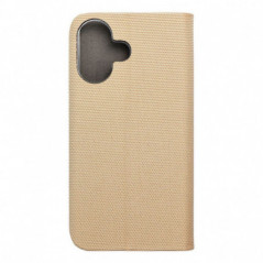 Apple iPhone 16 Portefeuilles Sensitive Book Or