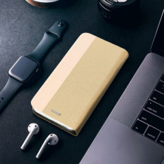 Apple iPhone 16 Plus Portefeuilles Sensitive Book Or