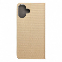 Apple iPhone 16 Plus Portefeuilles Sensitive Book Or