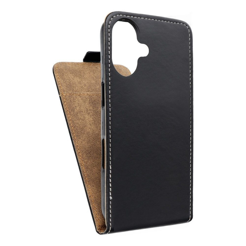 Apple iPhone 16 Étuis verticaux Slim Flexi Fresh Noir
