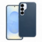 Samsung Galaxy S25 Coque Leather Mag Cover Élégant  MagSAFE  Bleu indigo
