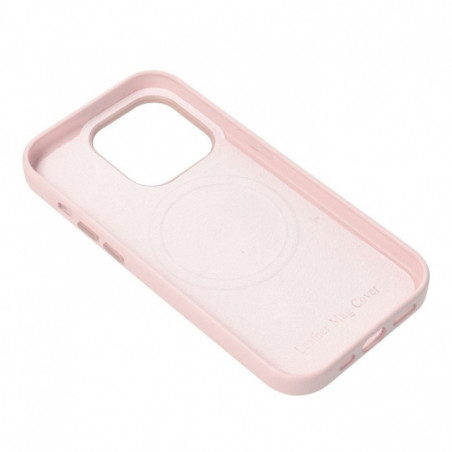 Samsung Galaxy S25 Ultra Coque Leather Mag Cover Élégant  MagSAFE  Rose sable