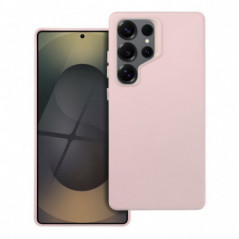 Samsung Galaxy S25 Ultra Coque Leather Mag Cover Élégant  MagSAFE  Rose sable