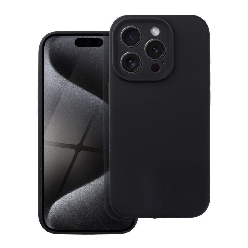 Apple iPhone 16e Coque Silicone 2mm Noir
