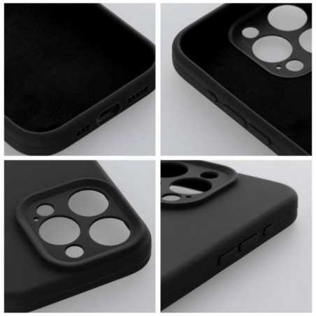 Apple iPhone 16e Coque Silicone 2mm Noir