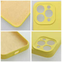 Apple iPhone 16e Coque Silicone 2mm Citron