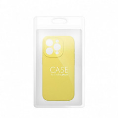 Apple iPhone 16e Coque Silicone 2mm Citron
