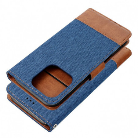 Apple iPhone 16e Portefeuilles JEANS Élégant  Bleu