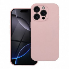 Apple iPhone 15 Coque Silicone 2mm Rose sable