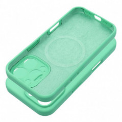 Apple iPhone 15 Pro Coque Silicone 2mm Couleur menthe