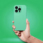 Apple iPhone 15 Pro Max Coque Silicone 2mm Couleur menthe