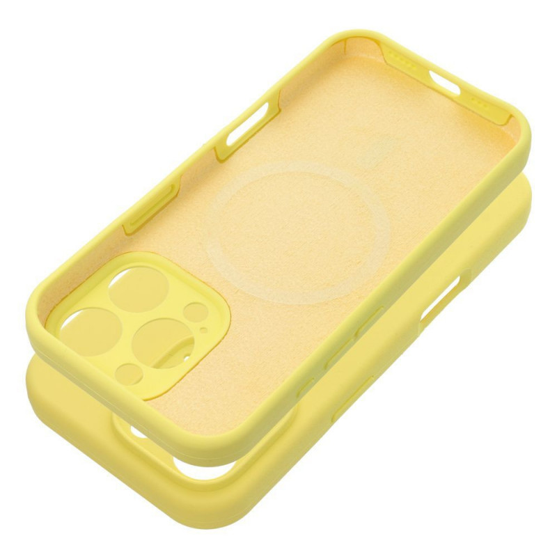 Apple iPhone 16 Coque Silicone 2mm Citron