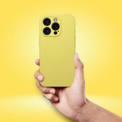 Apple iPhone 16 Coque Silicone 2mm Citron