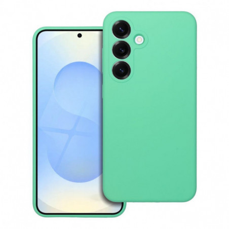Samsung Galaxy S25 Plus Coque Silicone 2mm Couleur menthe